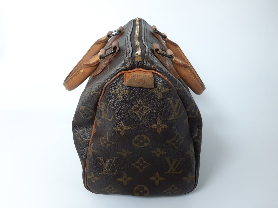 Louis Vuitton Monogram Speedy 25 M41528 Boston Bag Hand Bag MI0911 Padlock Key2