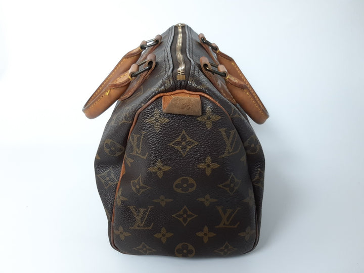 Louis Vuitton Monogram Speedy 25 M41528 Boston Bag Hand Bag MI0911 Padlock Key2