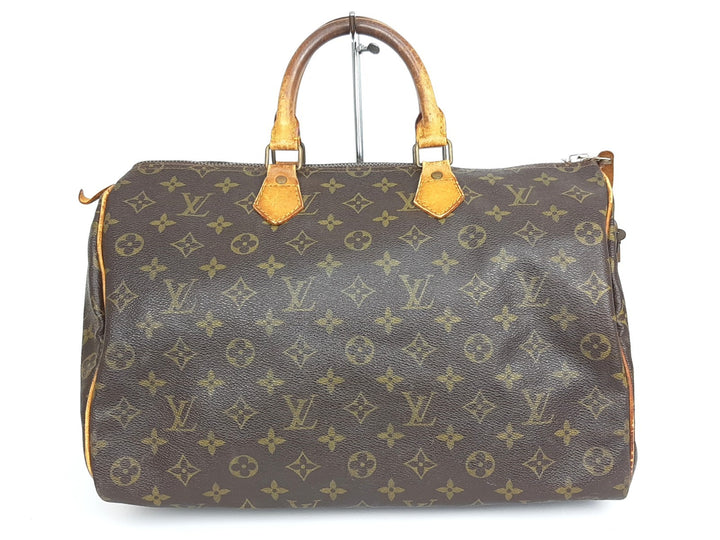 Louis Vuitton LV Hand Bag Speedy 35 M41524 Brown Monogram SA6320