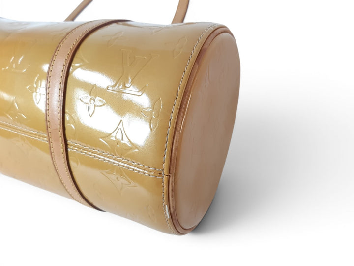 Louis Vuitton Vernis Bedford Hand Bag M91006 Vernis Monogram Yellow Louis VI19186