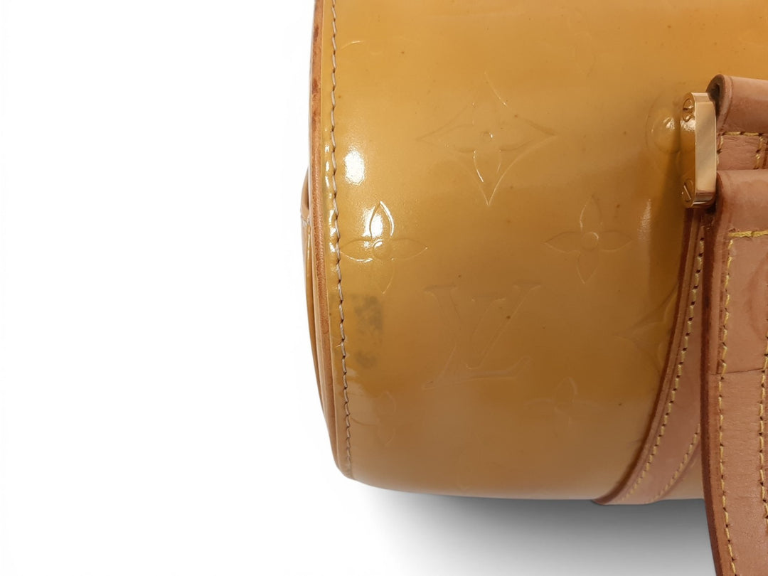 Louis Vuitton Vernis Bedford Hand Bag M91006 Vernis Monogram Yellow Louis VI19184