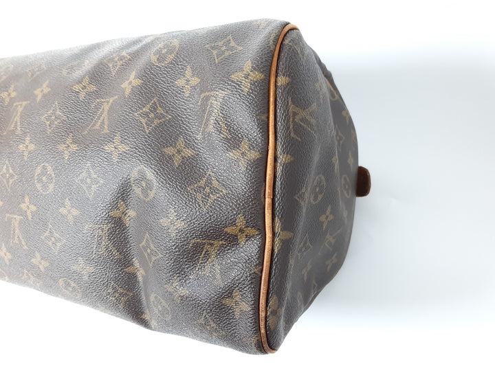 Louis Vuitton Monogram Speedy 30 M41526 Boston Bag Hand Bag TH006611