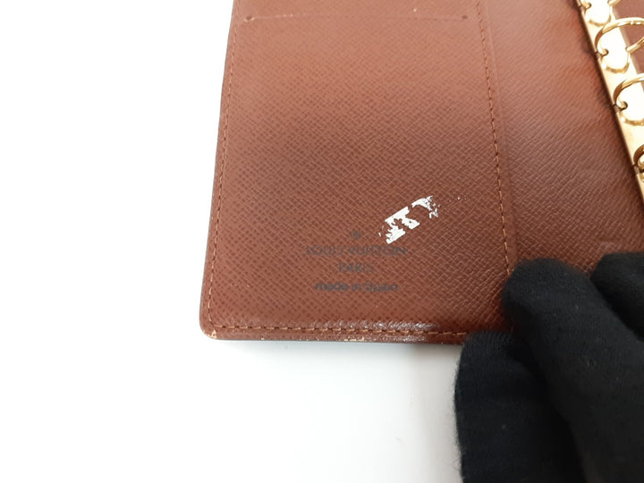 Louis Vuitton LV Agenda PM R20005 Notebook Cover Monogram Brown CA00315