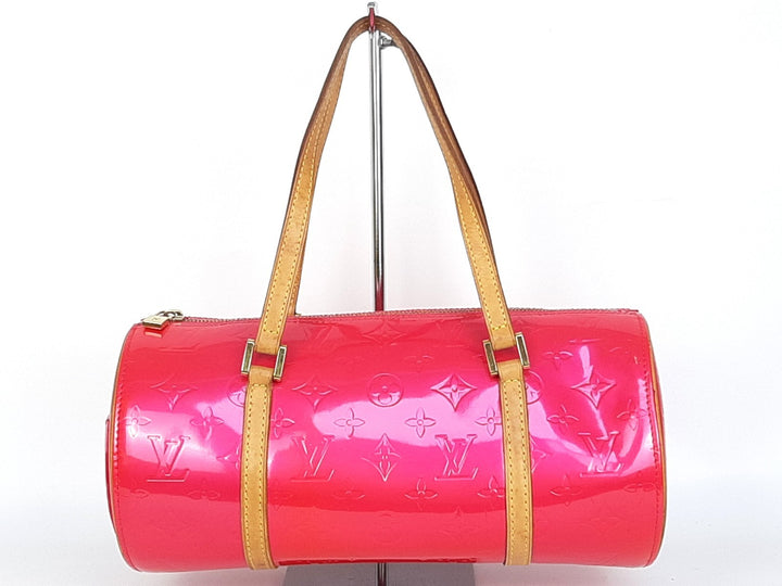 Louis Vuitton Vernis Bedford Hand Bag M9133F Vernis Monogram Pink VI10120