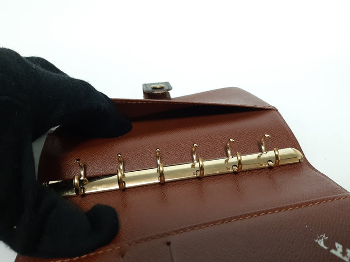 Louis Vuitton LV Agenda PM R20005 Notebook Cover Monogram Brown CA00316