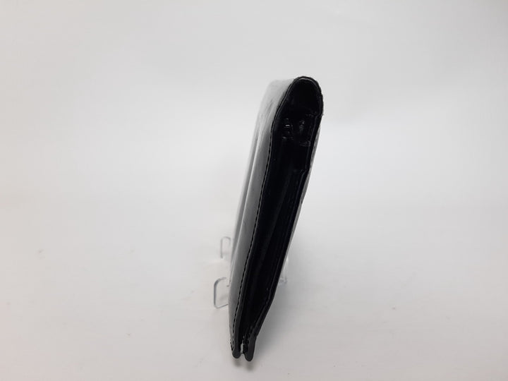 Chanel Patent Leather Long Wallet Black CC Logo Silver6