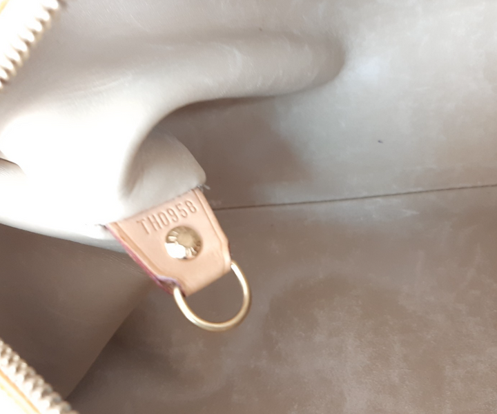 Louis Vuitton Vernis Bedford Hand Bag M91006 Monogram Yellow TH095815