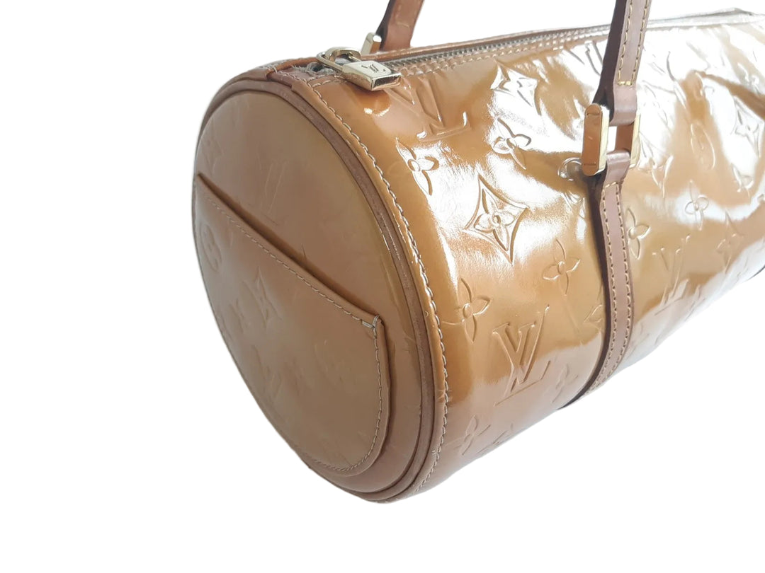 Louis Vuitton Vernis Bedford Hand Bag M91006 Vernis Monogram Yellow VI09691