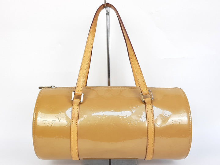 Louis Vuitton Vernis Bedford Hand Bag M91329 Vernis Monogram Brown VI00650