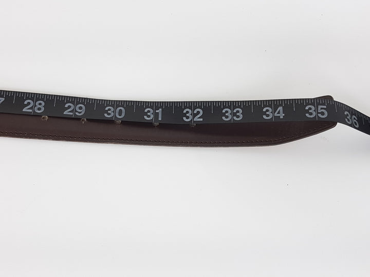 HERMES Constance H Buckle Belt Reversible Leather Camel Brown Gold Size 8010