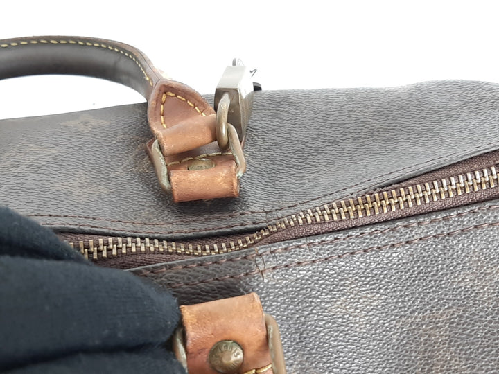 Louis Vuitton Speedy 35 Monogram Boston Hand Bag Purse SA821 Padlock Key10