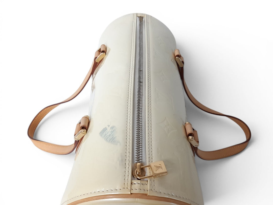 Louis Vuitton Vernis Bedford Hand Bag M91006 Vernis Monogram Yellow VI00958