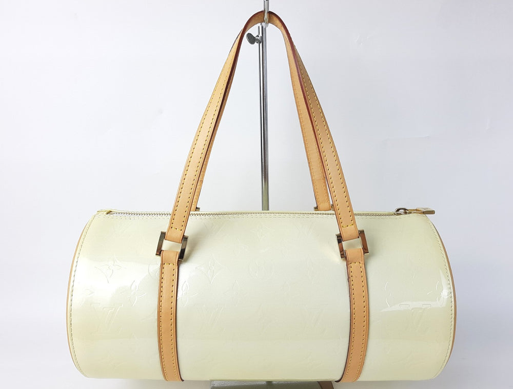 Louis Vuitton Vernis Bedford Hand Bag M91006 Vernis Monogram Yellow VI40071