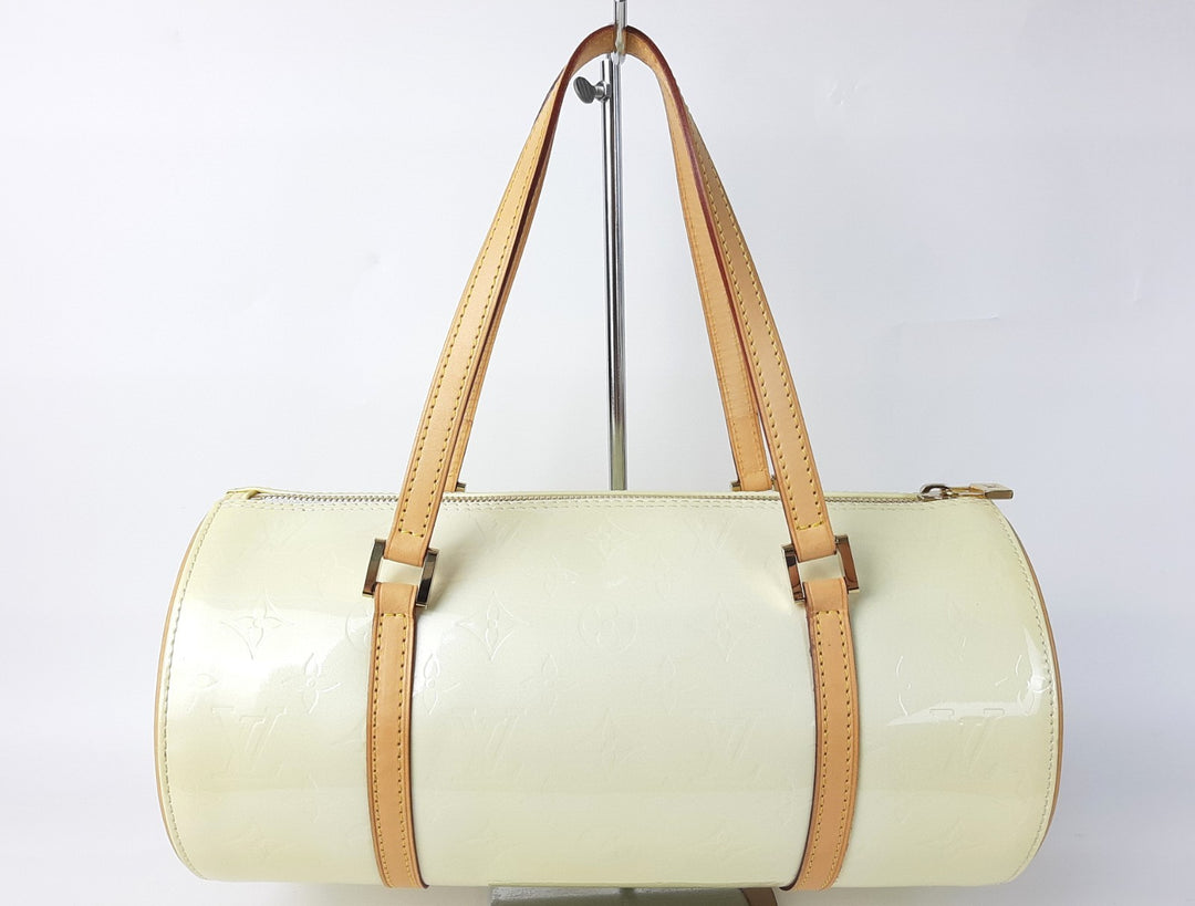 Louis Vuitton Vernis Bedford Hand Bag M91006 Vernis Monogram Yellow VI40071