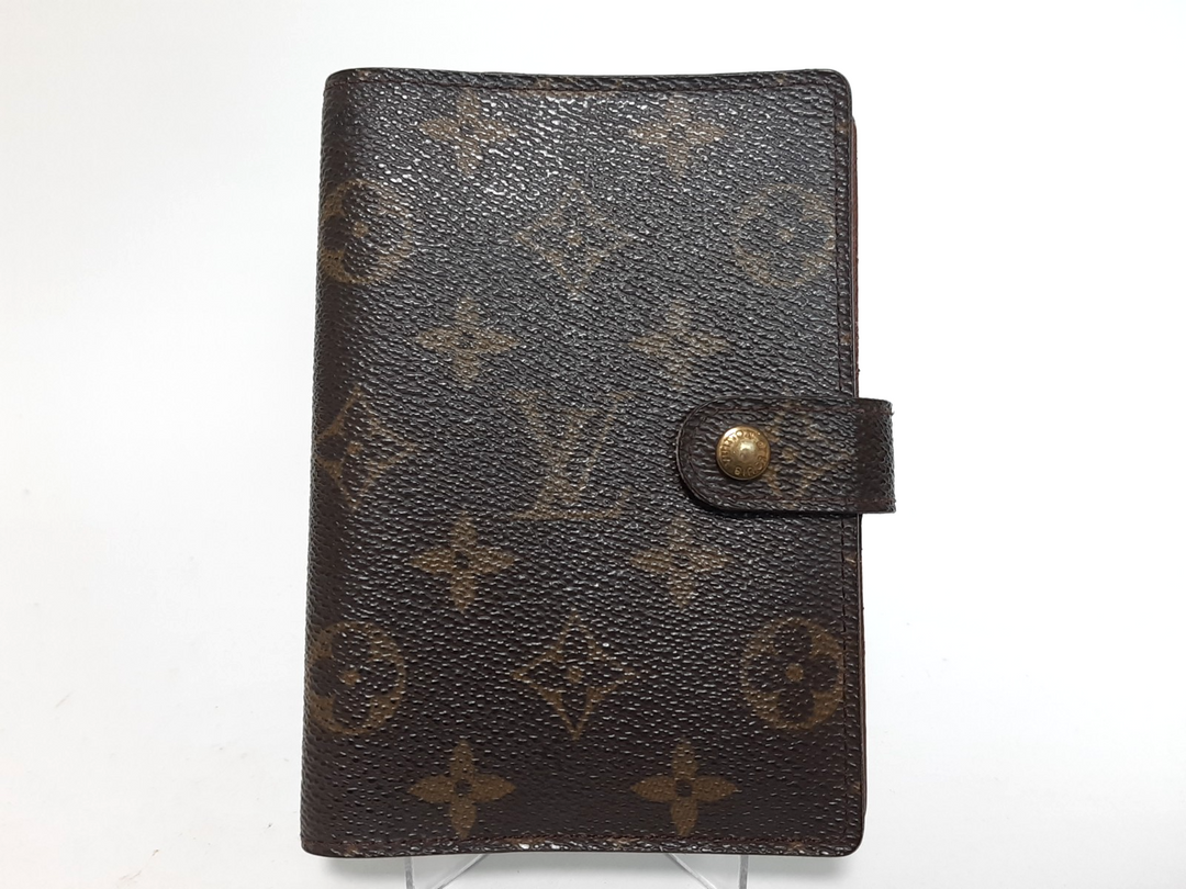 Louis Vuitton LV Agenda PM R20005 Notebook Cover Monogram Brown CA00310