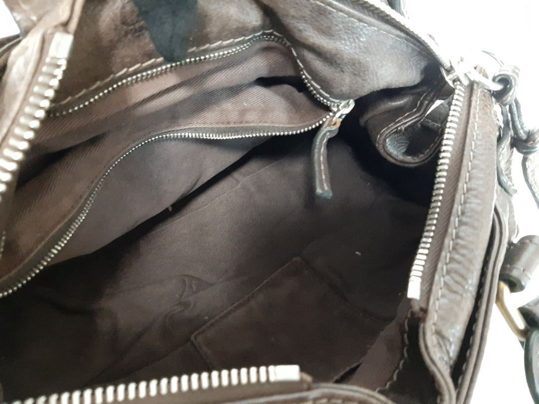 Chloe Paddington Dark Brown Glod Padlock Key Women's Hand Shoulder Bag9