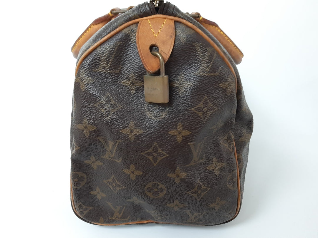 Louis Vuitton Monogram Speedy 30 M41526 Boston Bag Hand Bag VI19102