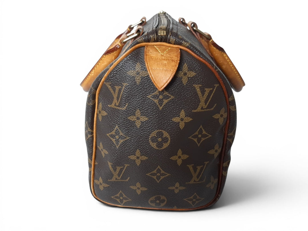 Louis Vuitton Monogram Speedy 25 M41528 Boston Bag Hand Bag TH09575