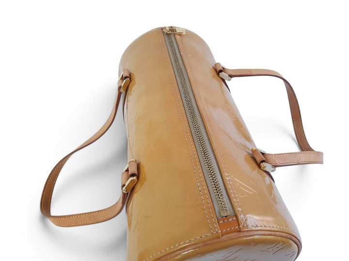 Louis Vuitton Vernis Bedford Hand Bag M91006 Vernis Monogram Yellow Louis VI19185