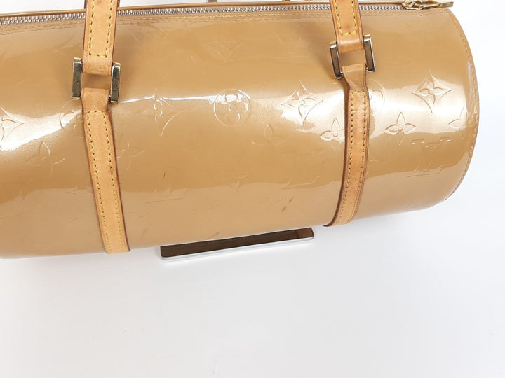 Louis Vuitton Vernis Bedford Hand Bag M91329 Vernis Monogram Brown VI00653
