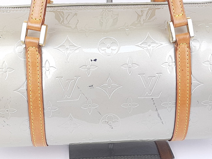 Louis Vuitton Vernis Bedford Hand Bag Vernis Monogram M91331 VI0051 Gray Green3