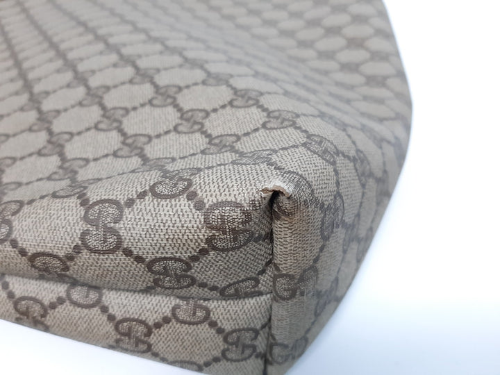 Gucci Sherry Line Tote Bag Shoulder Bag GG Pattern Brown PVC Leather5