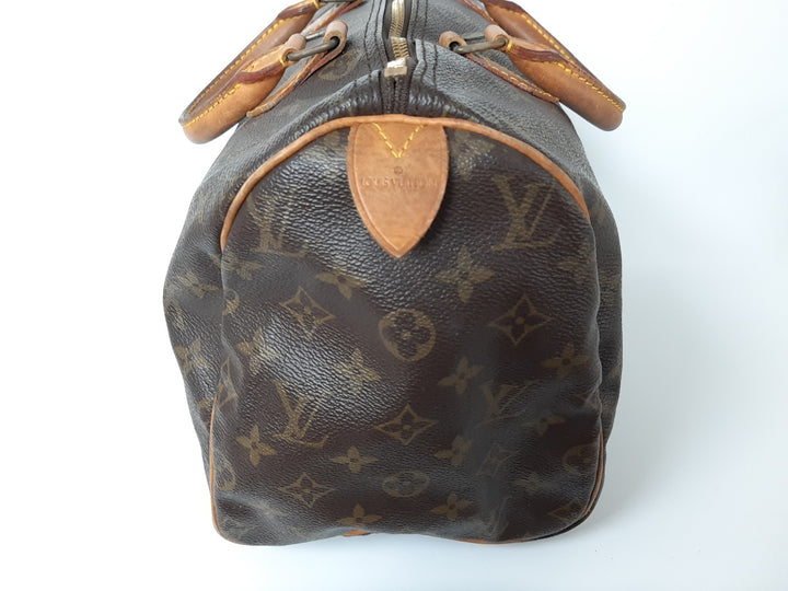 Louis Vuitton Monogram Speedy 30 M41526 Boston Bag Hand Bag VI19104