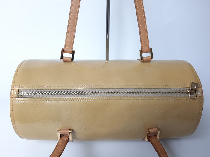Louis Vuitton Vernis Bedford Hand Bag M91006 Vernis Monogram Yellow VI100211