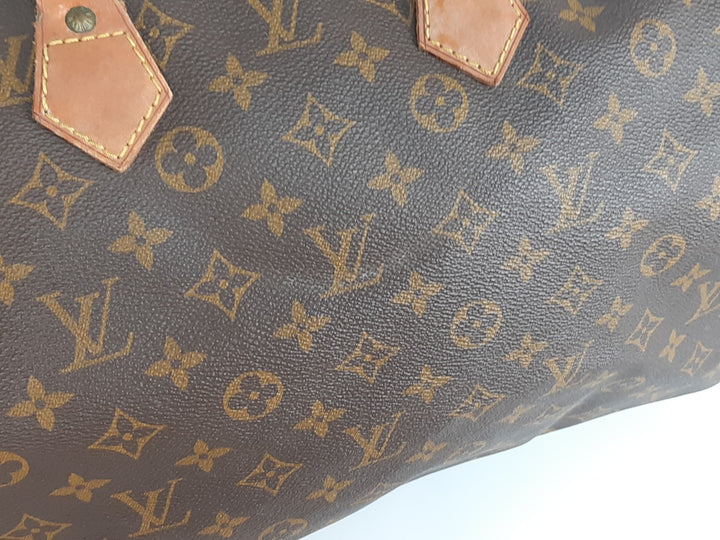 Louis Vuitton Monogram Speedy 40 M41522 Boston Hand Bag SA Padlock NO key2