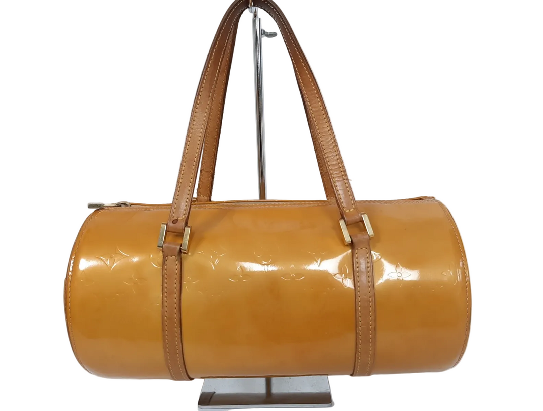 Louis Vuitton Vernis Bedford Hand Bag M91006 Vernis Monogram Yellow VI00710