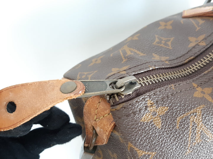 Louis Vuitton Monogram Speedy 40 M41522 Boston Hand Bag SA Padlock NO key8
