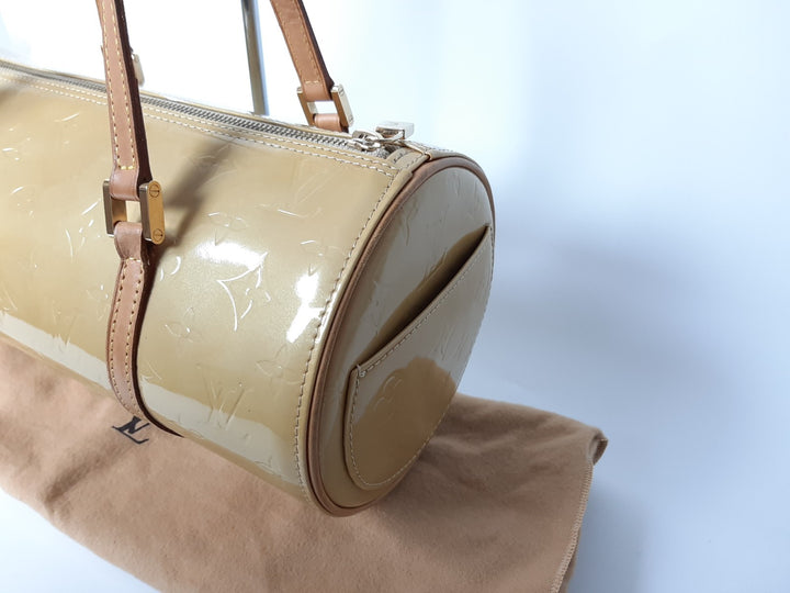 Louis Vuitton Vernis Bedford Hand Bag M91006 Vernis Monogram Yellow VI10026