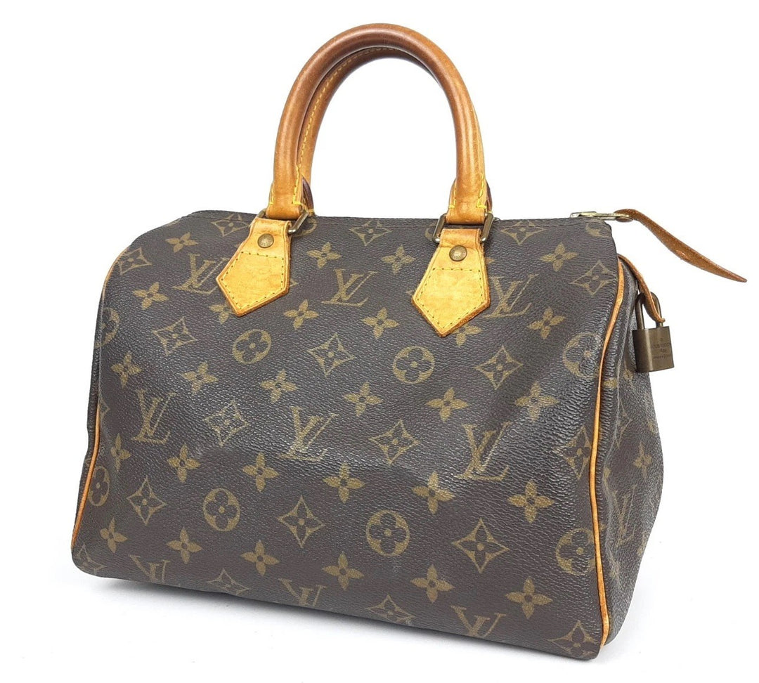 Louis Vuitton Monogram Speedy 25 M41528 Boston Bag Hand Bag SP00740