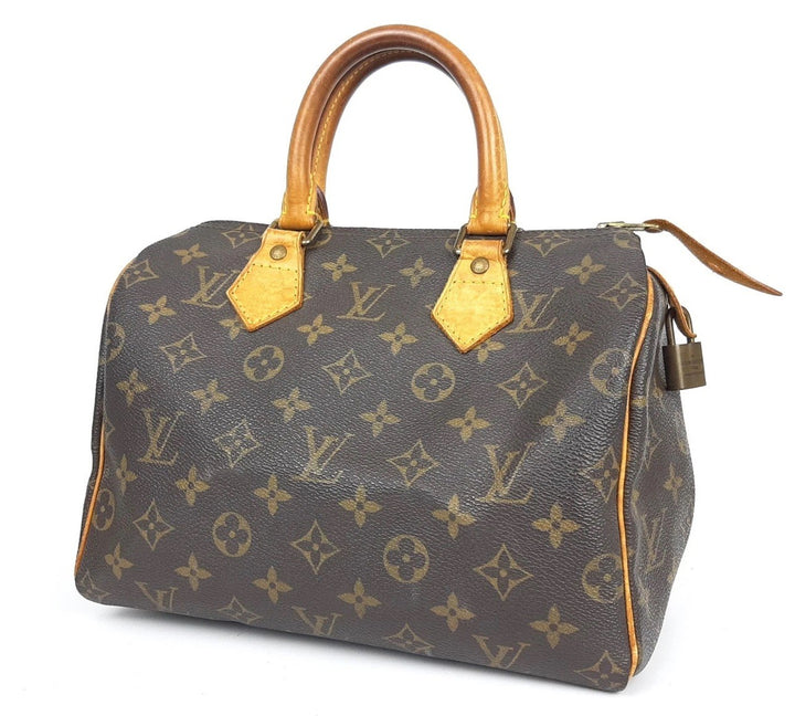 Louis Vuitton Monogram Speedy 25 M41528 Boston Bag Hand Bag SP00740