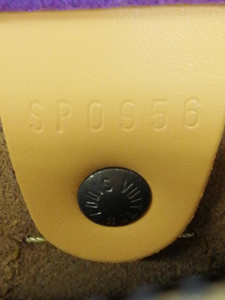 Louis Vuitton Handbag Speedy 25 Epi Leather M43019 Yellow Boston SP0956 Padlock12
