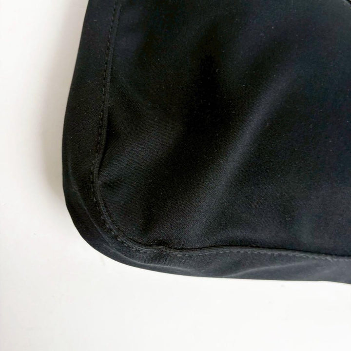FENDI Zucca Mamma Baguette Shoulder Hand Bag Canvas Leather Black4