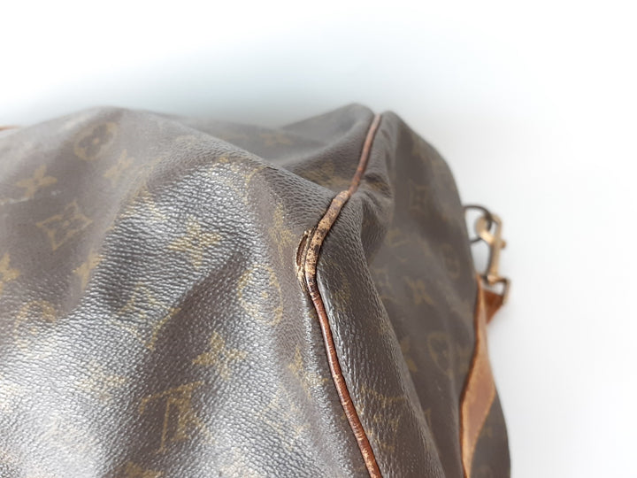 LOUIS VUITTON Monogram Keepall Bandouliere 60 Boston Bag M41412 LV Auth13
