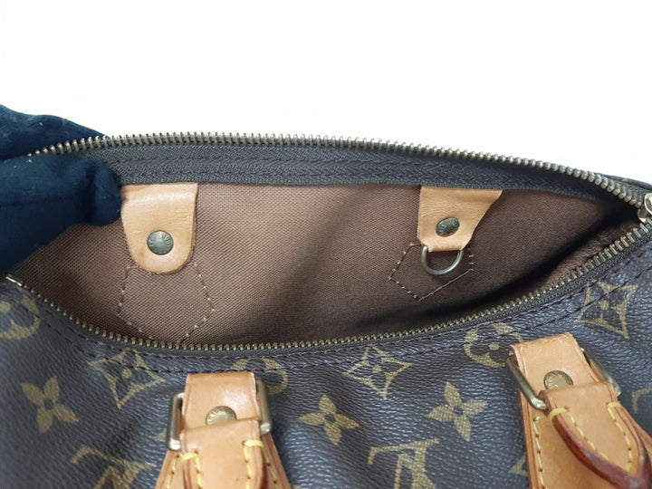 Louis Vuitton Monogram Speedy 25 M41528 Boston Bag Hand Bag TH09579