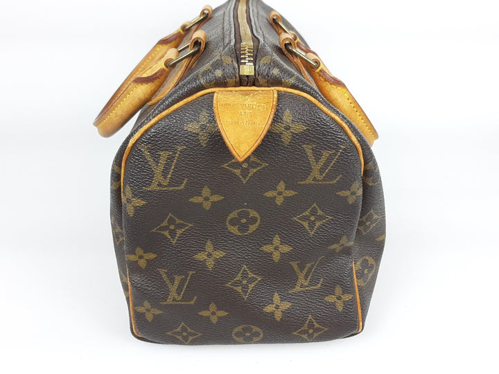 Louis Vuitton Monogram Speedy 25 M41528 Boston Bag Hand Bag SP00747