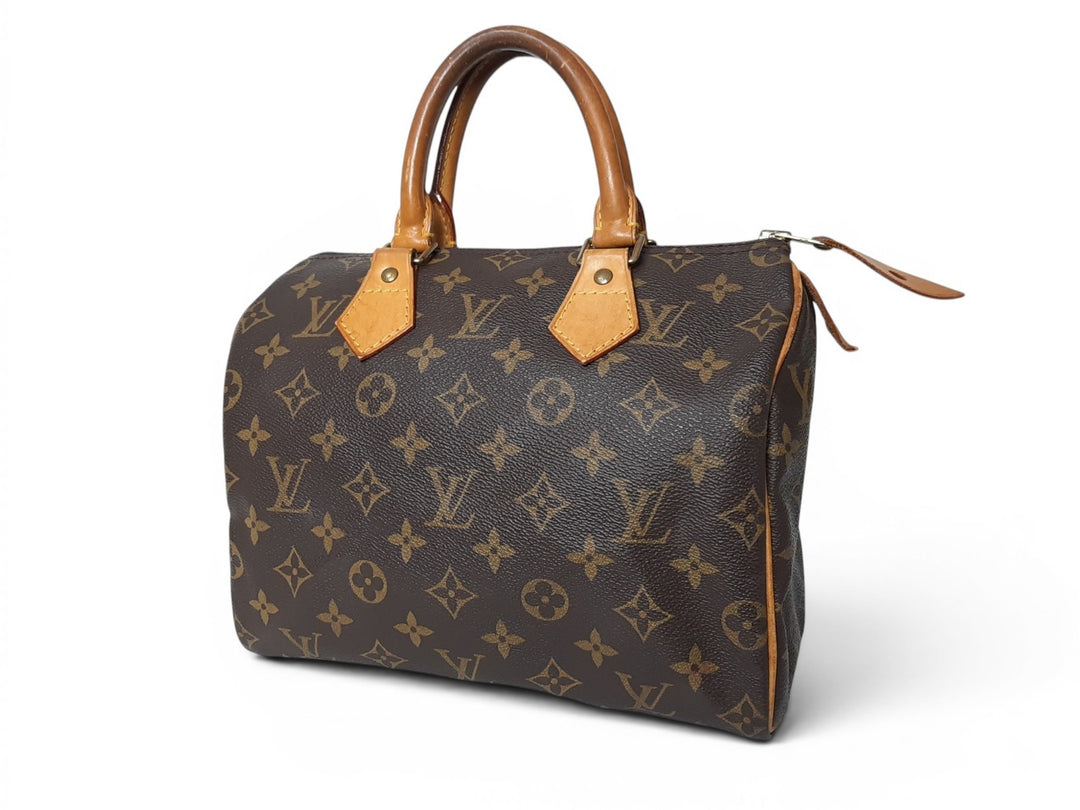 Louis Vuitton Monogram Speedy 25 M41528 Boston Bag Hand Bag TH09570