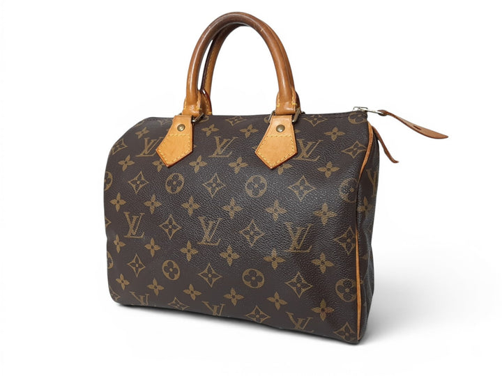 Louis Vuitton Monogram Speedy 25 M41528 Boston Bag Hand Bag TH09570