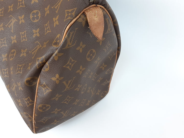 Louis Vuitton Monogram Speedy 40 M41522 Boston Hand Bag SA Padlock NO key6