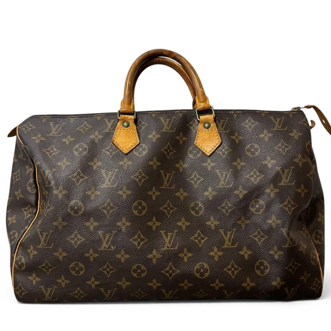 Louis Vuitton Speedy 40 Travel Hand Bag Monogram Leather Brown M41106 SP09420