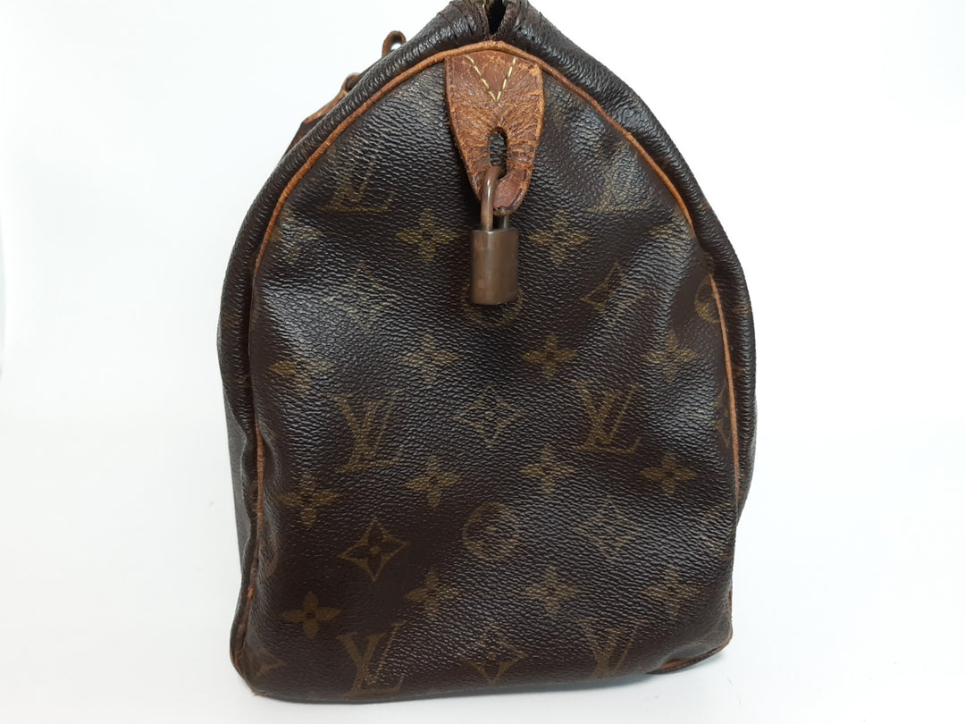 LOUIS VUITTON Speedy30 M41108 Monogram  Hand Shoulder Bag Brown SP09742