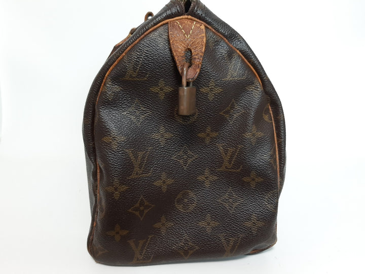 LOUIS VUITTON Speedy30 M41108 Monogram  Hand Shoulder Bag Brown SP09742