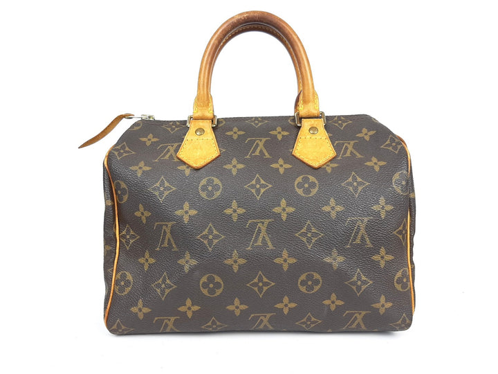Louis Vuitton Monogram Speedy 25 M41528 Boston Bag Hand Bag SP00742