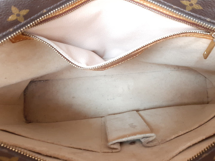 Louis Vuitton Luco Shoulder Tote Bag Monogram Leather Brown M51155 SR002111