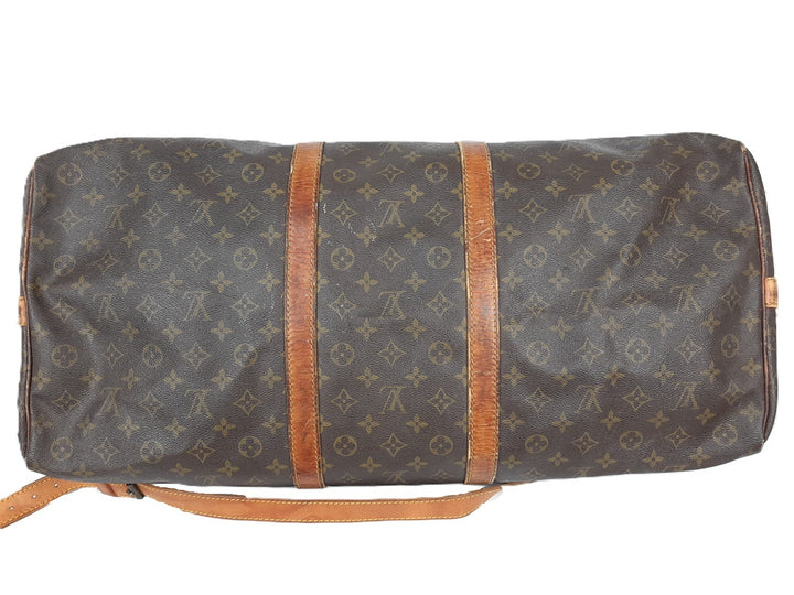 LOUIS VUITTON Monogram Keepall Bandouliere 60 Boston Bag M41412 LV Auth2