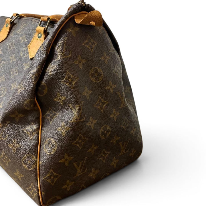 Louis Vuitton Speedy 40 Travel Hand Bag Monogram Leather Brown M41106 SP09424