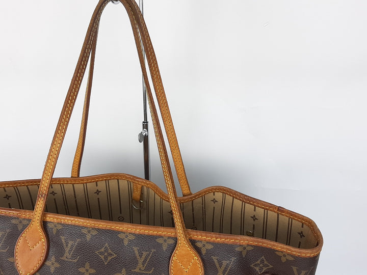 Louis Vuitton Monogram Neverfull MM M40156 Shoulder Bag Brown AR10985